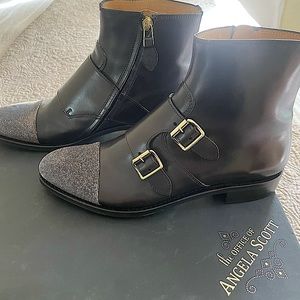 The Office Of Angela Scott Mr.Dean Metallic boot